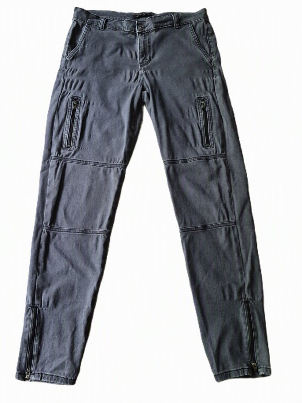 Banana Republic Women's Gray Utility Pants Size 10 Slim Ankle Casual